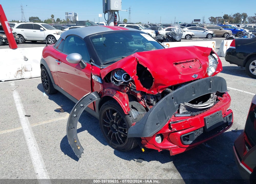 2012 MINI COOPER S VIN: WMWSX3C51CT465559