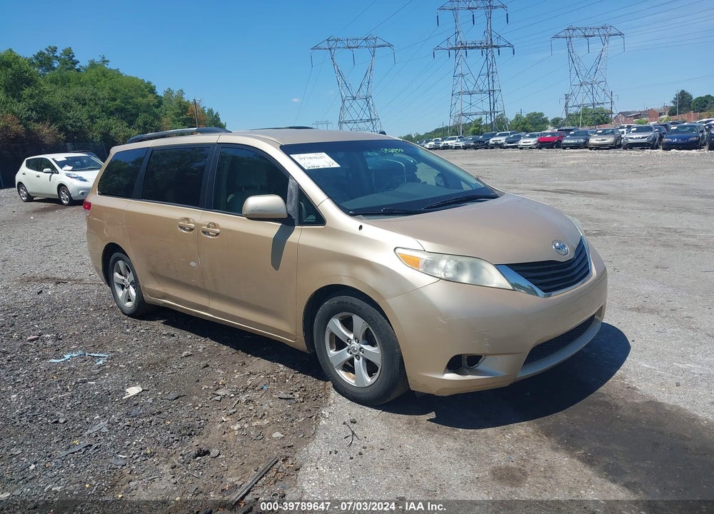 2011 TOYOTA SIENNA LE V6 VIN: 5TDKK3DC5BS052958