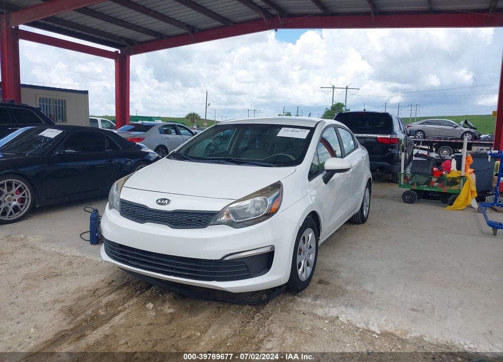 2016 KIA RIO LX VIN: KNADM4A36G6638991