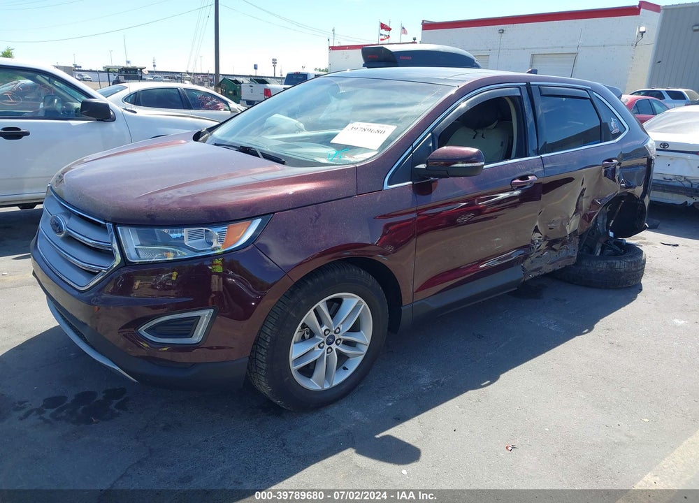 2018 FORD EDGE SEL VIN: 2FMPK4J80JBC24272