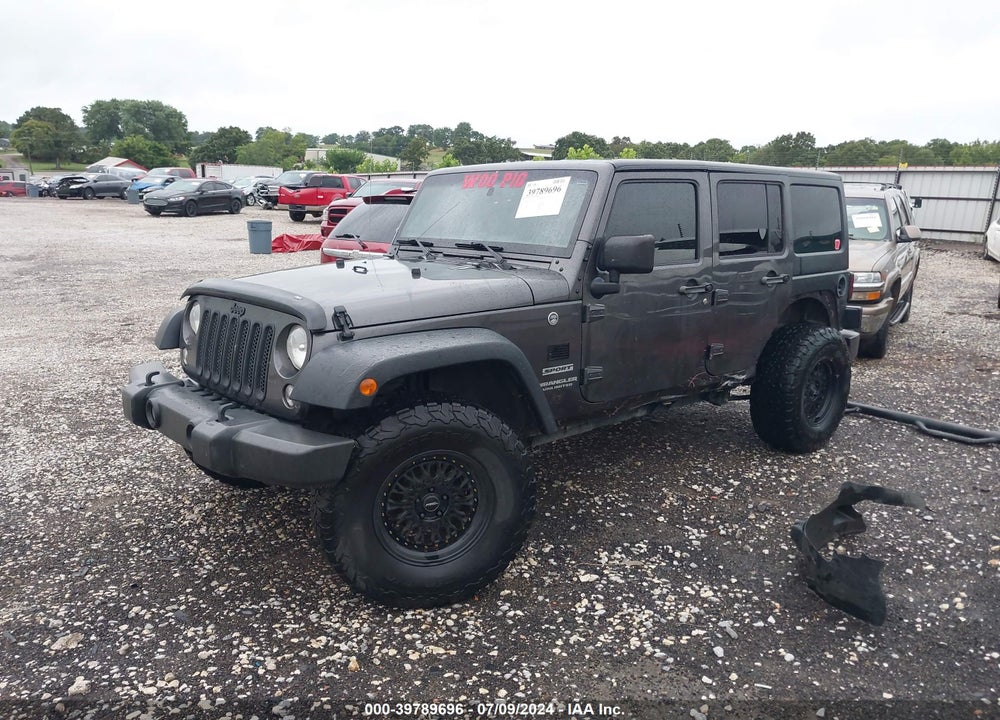 2017 JEEP WRANGLER UNLIMITED SPORT 4X4 VIN: 1C4BJWDG4HL645857