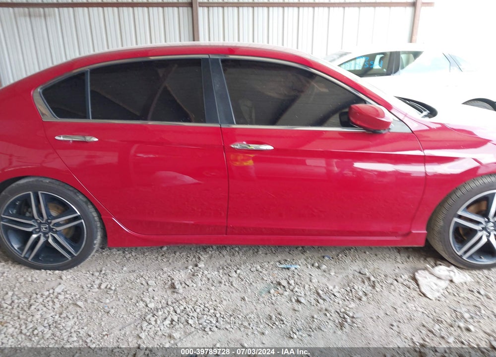 2016 HONDA ACCORD SPORT VIN: 1HGCR2F5XGA046071