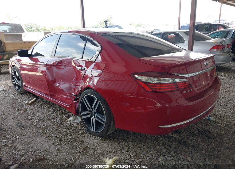 2016 HONDA ACCORD SPORT VIN: 1HGCR2F5XGA046071