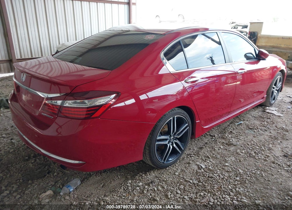 2016 HONDA ACCORD SPORT VIN: 1HGCR2F5XGA046071
