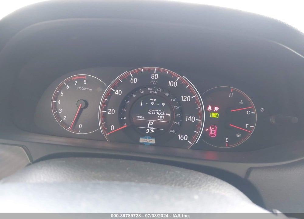 2016 HONDA ACCORD SPORT VIN: 1HGCR2F5XGA046071