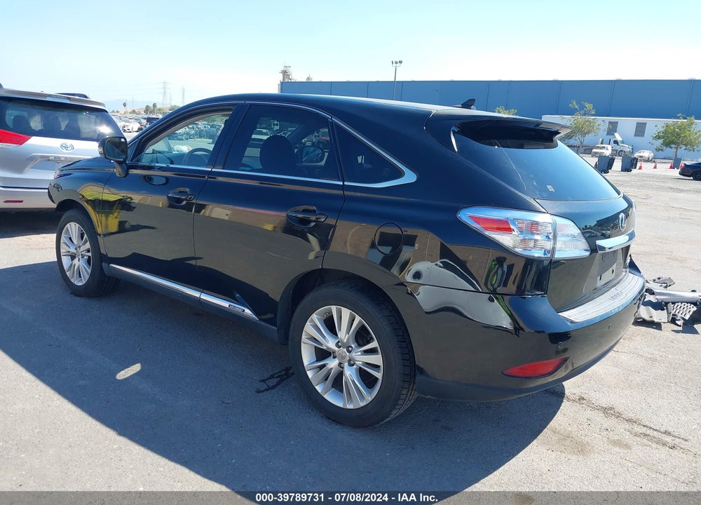 2011 LEXUS RX 450H VIN: JTJZB1BA6B2004457