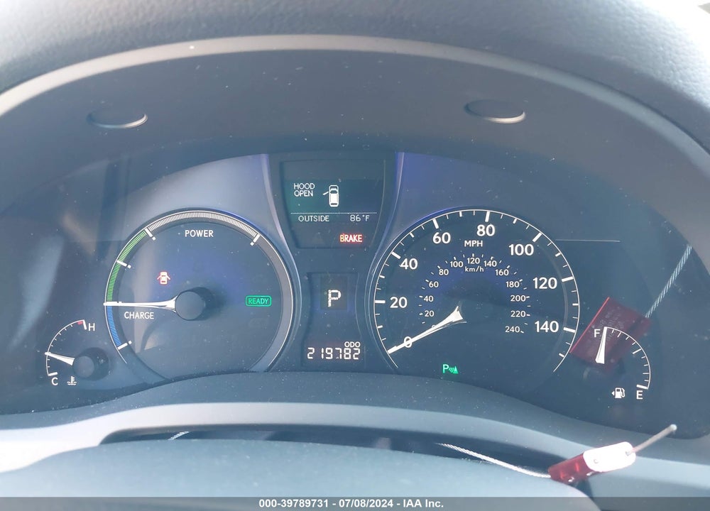 2011 LEXUS RX 450H VIN: JTJZB1BA6B2004457