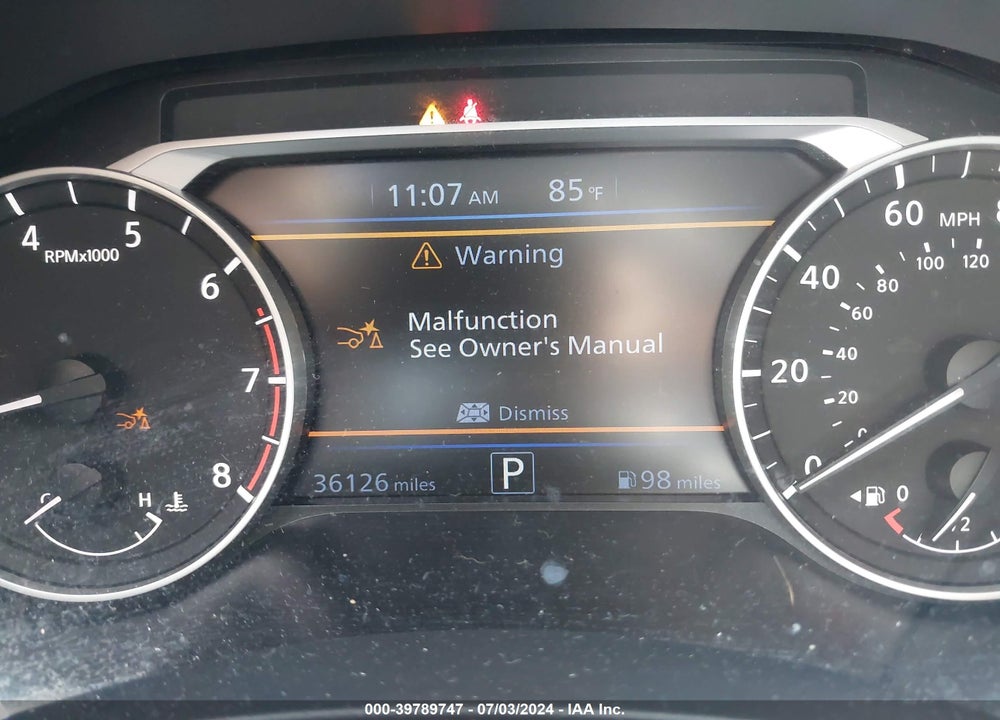 2020 NISSAN ALTIMA SR FWD VIN: 1N4BL4CV1LN313893