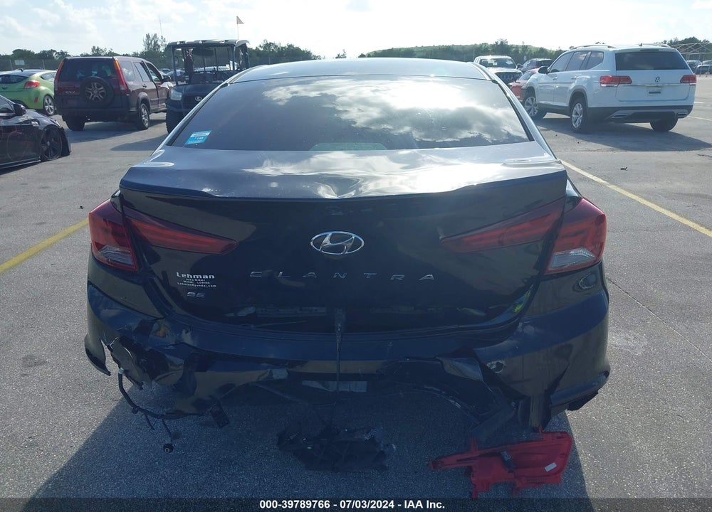 2019 HYUNDAI ELANTRA SE VIN: 5NPD74LF8KH491718