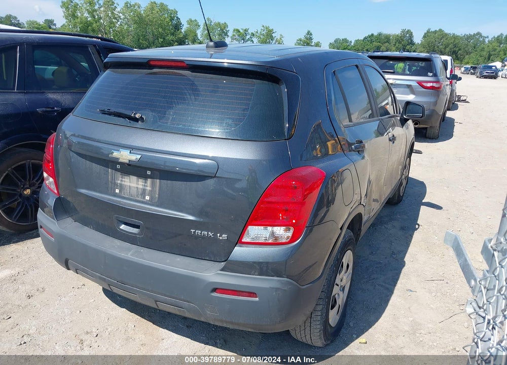 2016 CHEVROLET TRAX 1LS VIN: 3GNCJKSB9GL275438