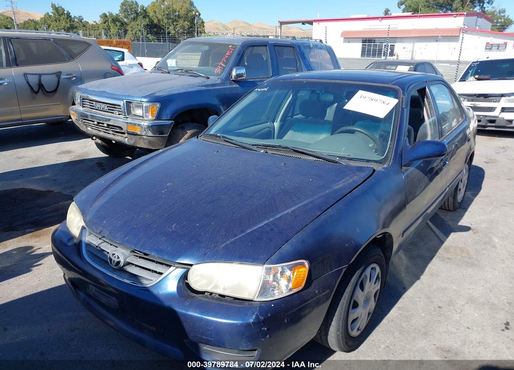 2002 TOYOTA COROLLA LE VIN: 2T1BR12E42C574848