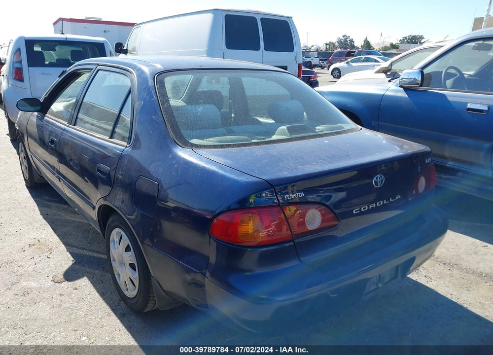 2002 TOYOTA COROLLA LE VIN: 2T1BR12E42C574848