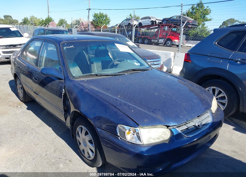 2002 TOYOTA COROLLA LE VIN: 2T1BR12E42C574848