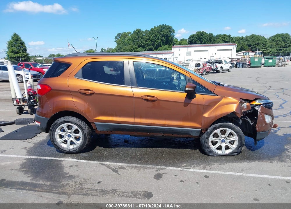 2019 FORD ECOSPORT SE VIN: MAJ6S3GL7KC258710