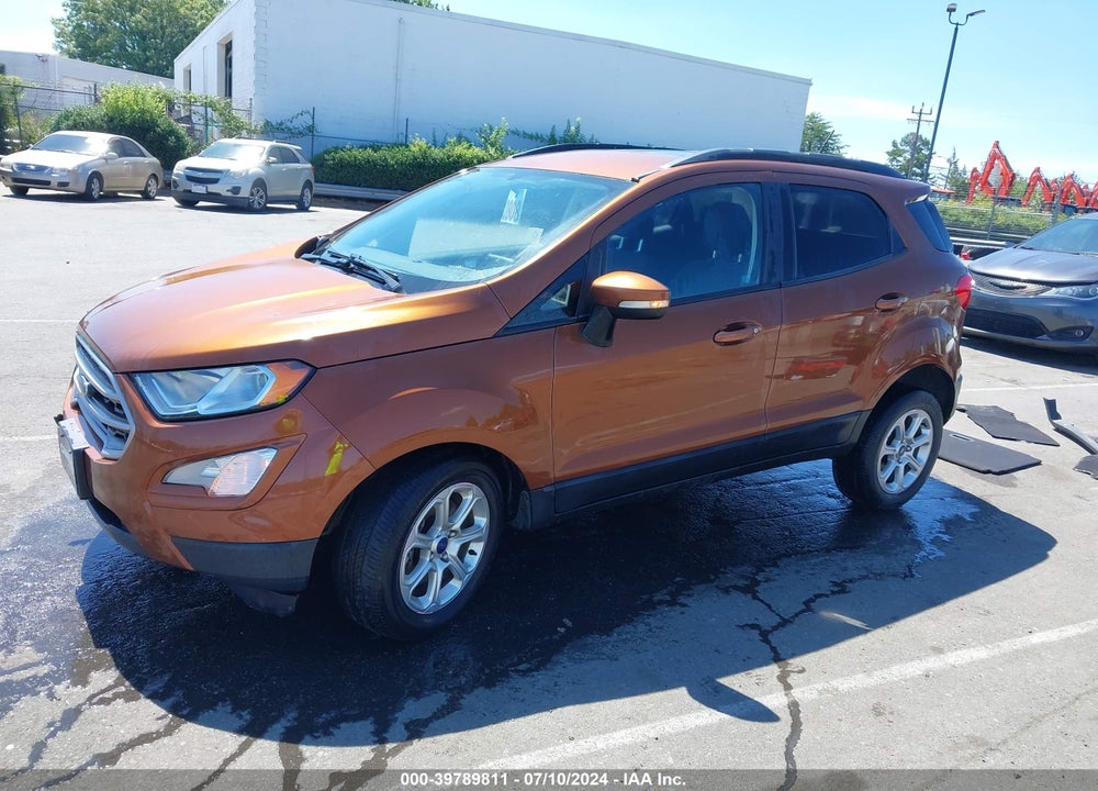 2019 FORD ECOSPORT SE VIN: MAJ6S3GL7KC258710