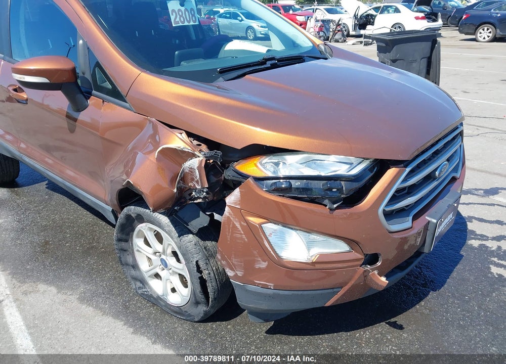 2019 FORD ECOSPORT SE VIN: MAJ6S3GL7KC258710