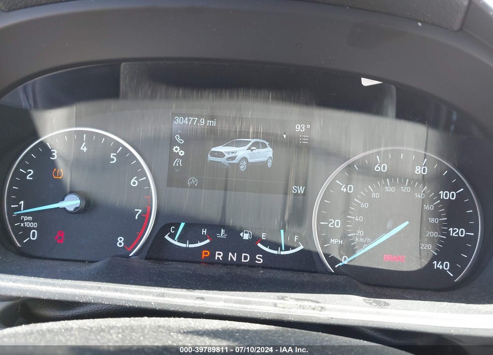 2019 FORD ECOSPORT SE VIN: MAJ6S3GL7KC258710