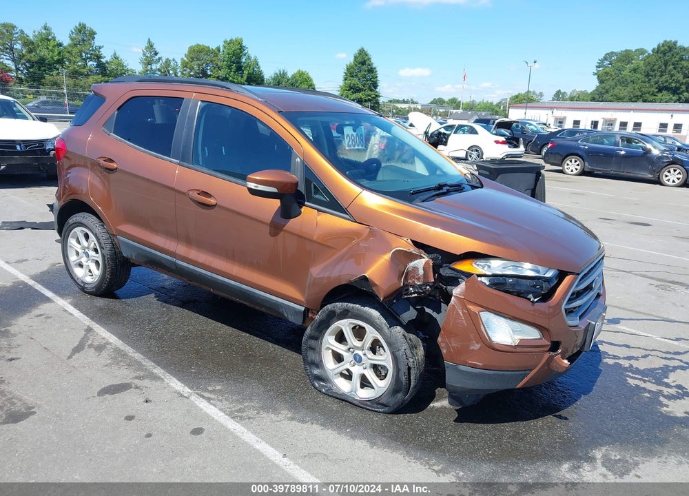 2019 FORD ECOSPORT SE VIN: MAJ6S3GL7KC258710