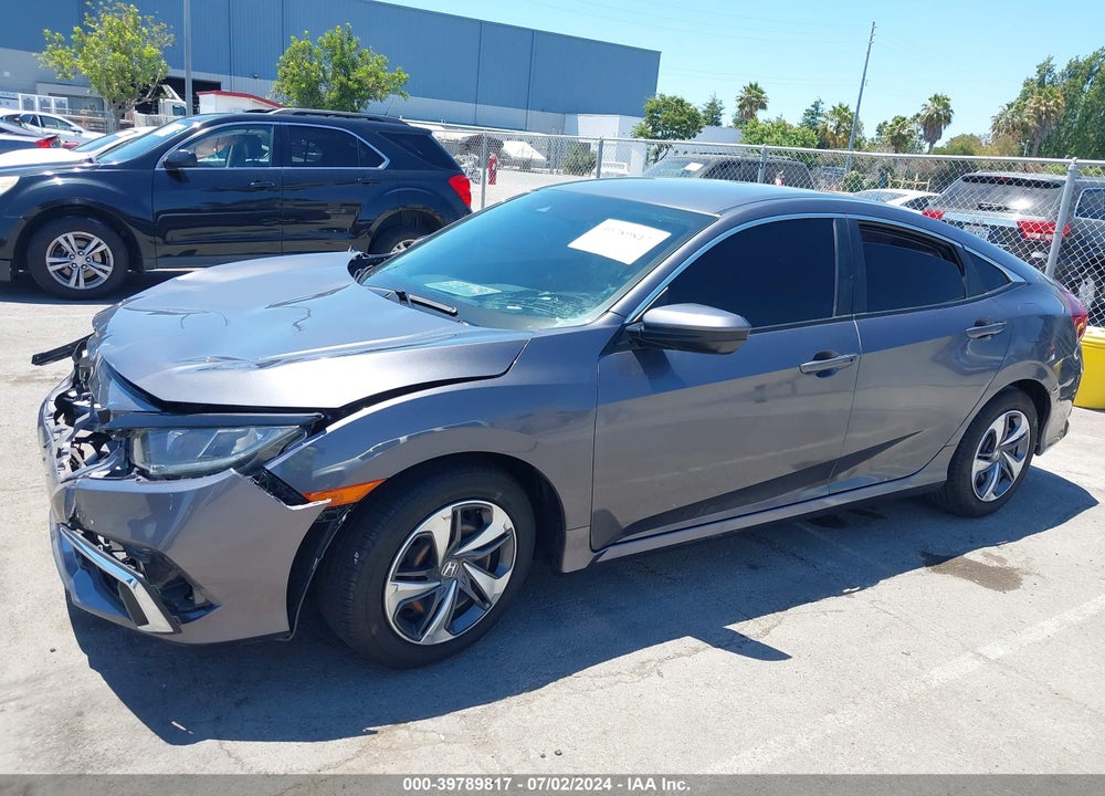 2021 HONDA CIVIC LX VIN: 2HGFC2F64MH555450