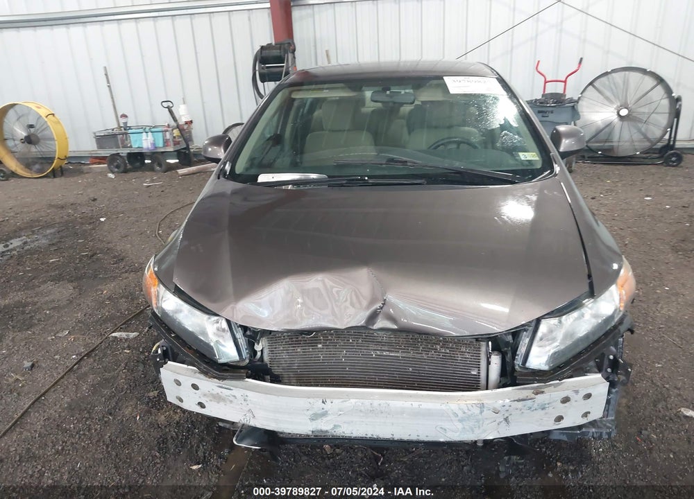 2012 HONDA CIVIC LX VIN: 19XFB2F53CE081364