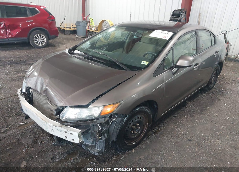 2012 HONDA CIVIC LX VIN: 19XFB2F53CE081364