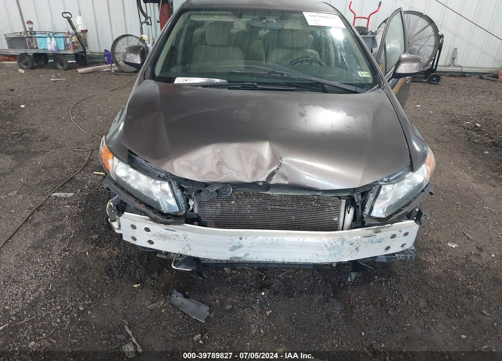2012 HONDA CIVIC LX VIN: 19XFB2F53CE081364