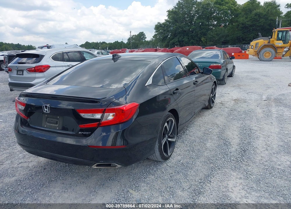 2019 HONDA ACCORD SPORT VIN: 1HGCV1F36KA063978