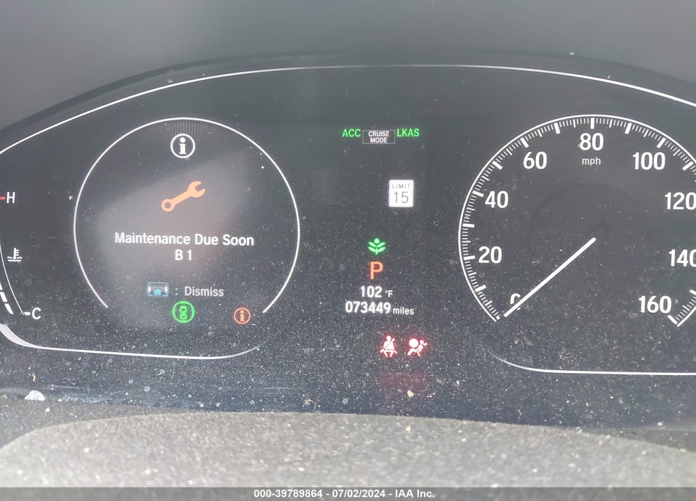 2019 HONDA ACCORD SPORT VIN: 1HGCV1F36KA063978
