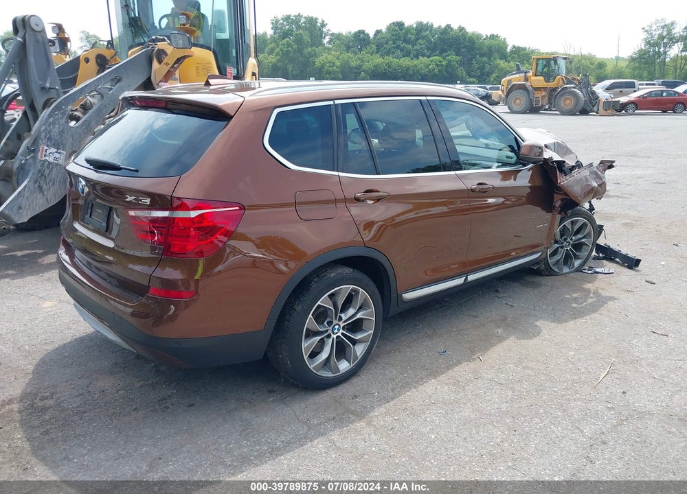 2017 BMW X3 XDRIVE35I VIN: 5UXWX7C59H0U41187