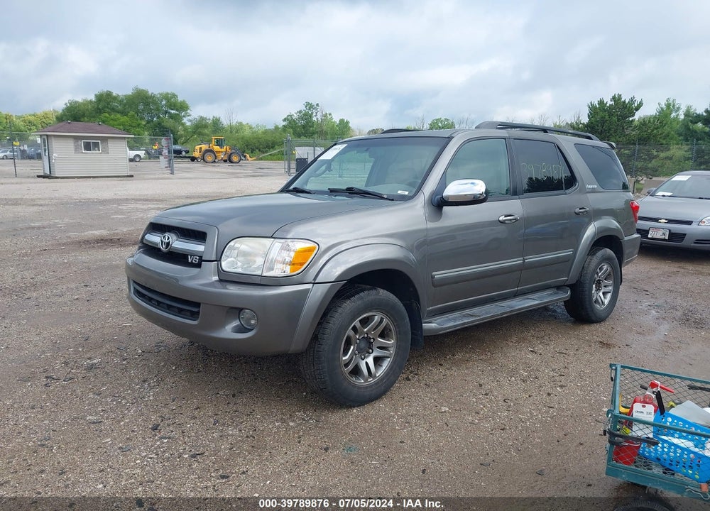 2007 TOYOTA SEQUOIA LIMITED V8 VIN: 5TDBT48A57S290666