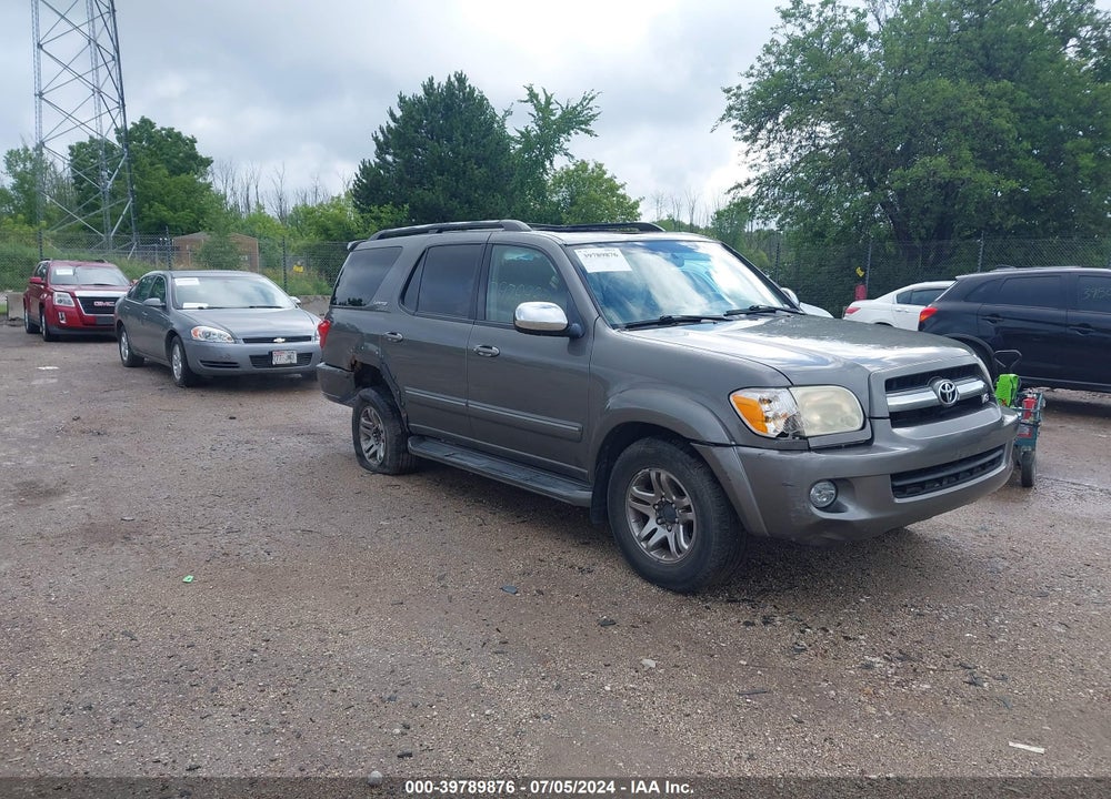 2007 TOYOTA SEQUOIA LIMITED V8 VIN: 5TDBT48A57S290666