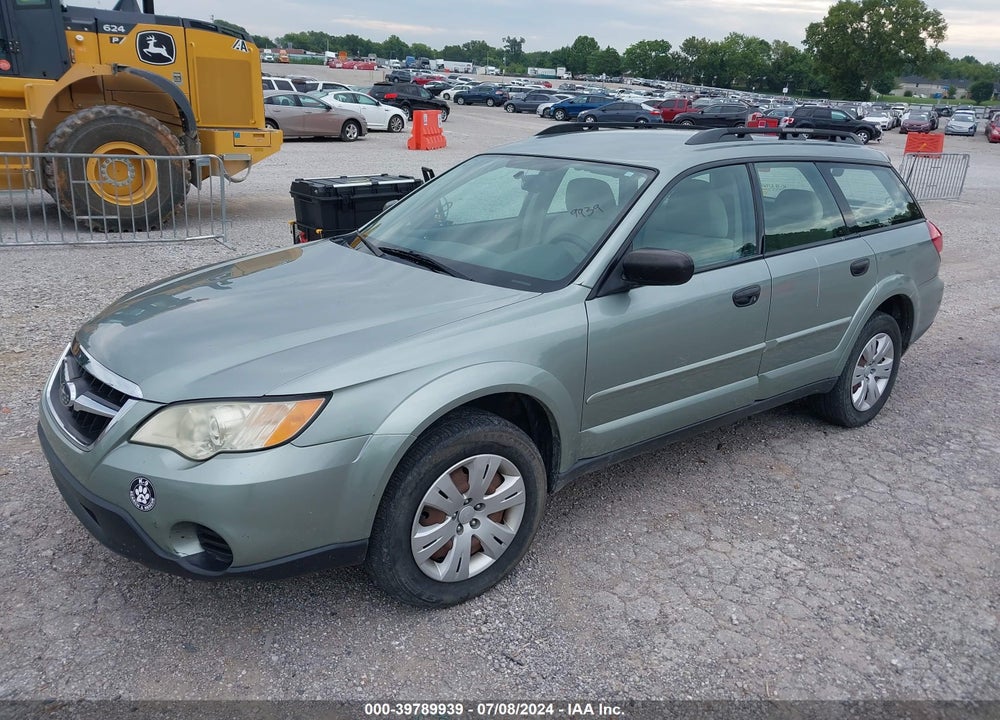 2009 SUBARU OUTBACK 2.5I VIN: 4S4BP60C896322599