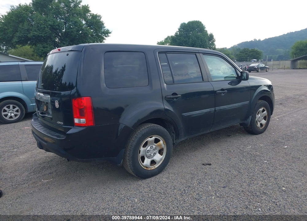 2013 HONDA PILOT LX VIN: 5FNYF4H2XDB028149