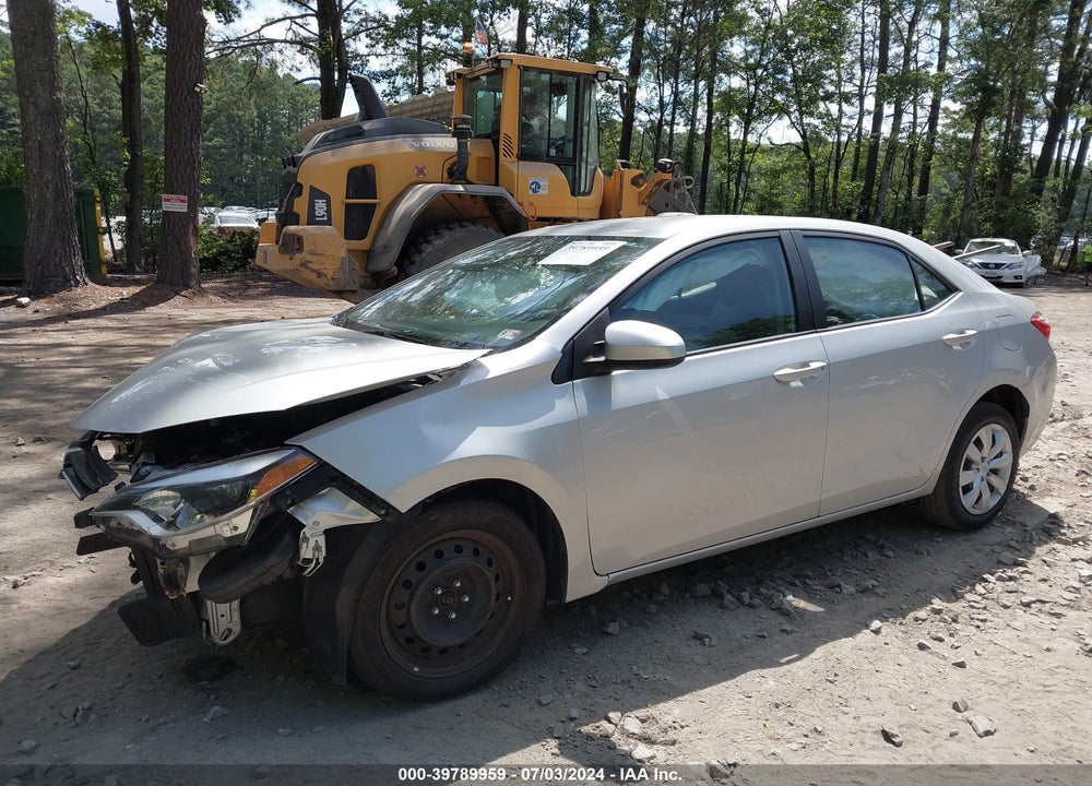2016 TOYOTA COROLLA LE VIN: 2T1BURHE7GC718551