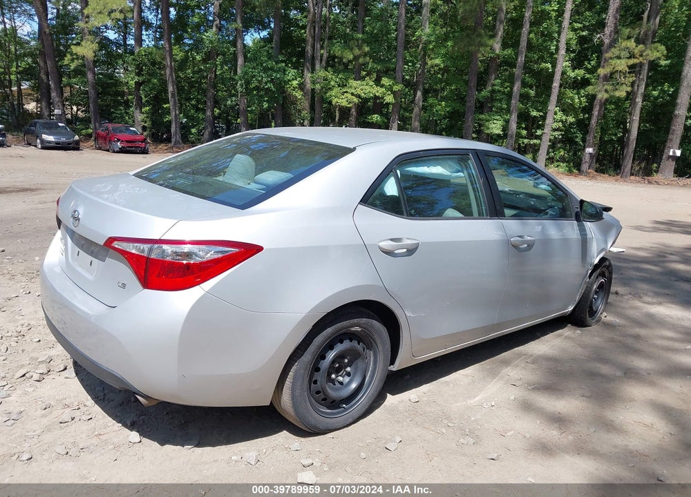 2016 TOYOTA COROLLA LE VIN: 2T1BURHE7GC718551