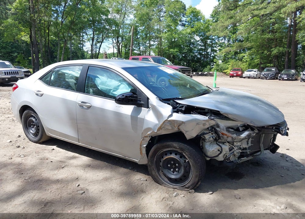 2016 TOYOTA COROLLA LE VIN: 2T1BURHE7GC718551