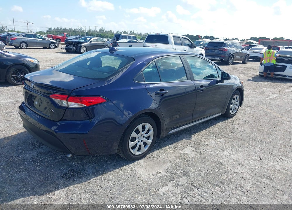 2024 TOYOTA COROLLA LE VIN: 5YFB4MDE0RP092630