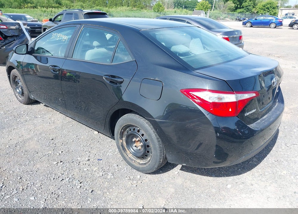 2016 TOYOTA COROLLA LE VIN: 2T1BURHE9GC577871