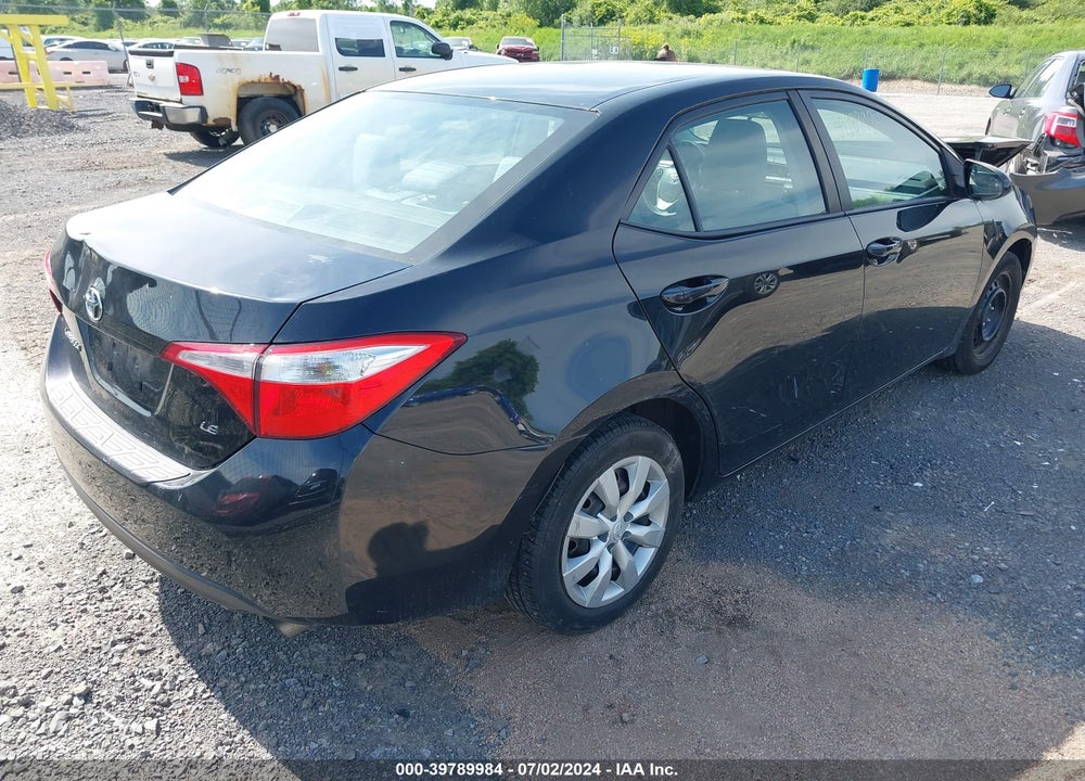 2016 TOYOTA COROLLA LE VIN: 2T1BURHE9GC577871