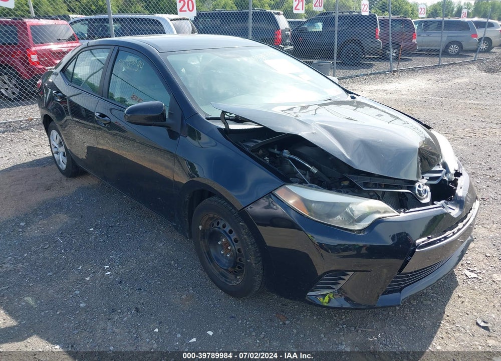 2016 TOYOTA COROLLA LE VIN: 2T1BURHE9GC577871