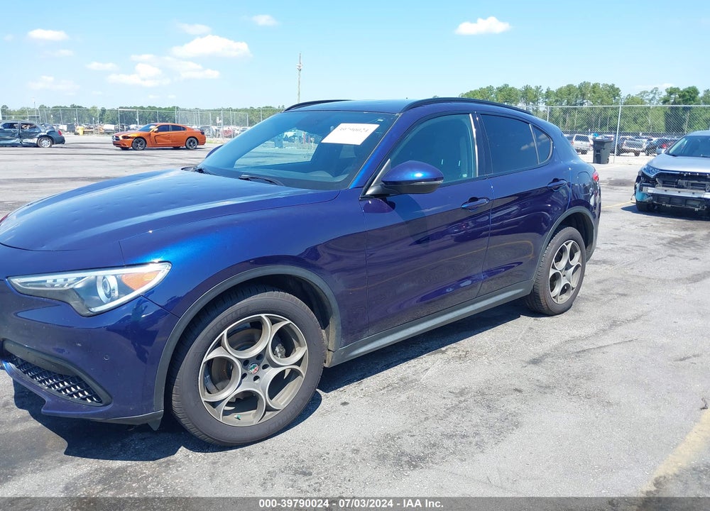 2018 ALFA ROMEO STELVIO TI SPORT AWD VIN: ZASFAKNN8J7B86250