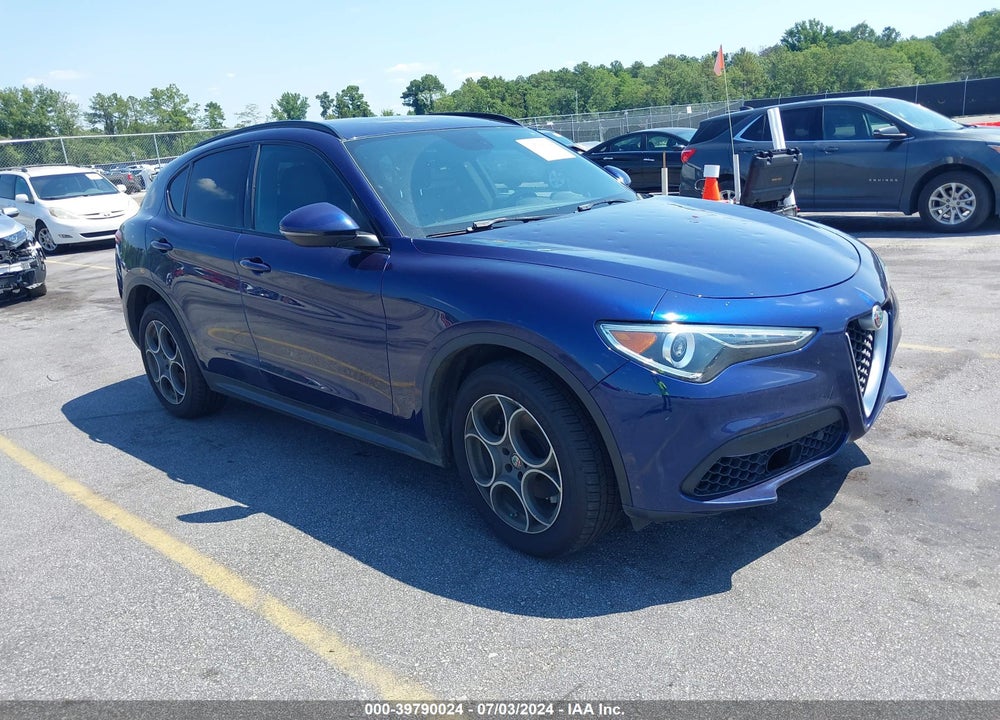 2018 ALFA ROMEO STELVIO TI SPORT AWD VIN: ZASFAKNN8J7B86250