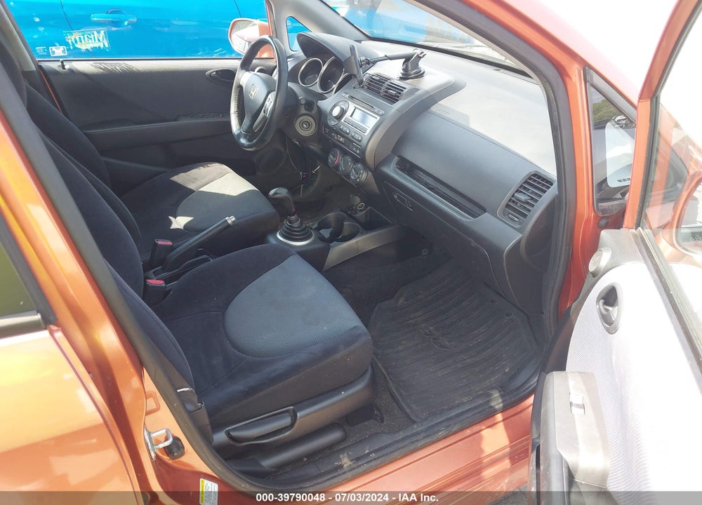 2007 HONDA FIT SPORT VIN: JHMGD37627S007379