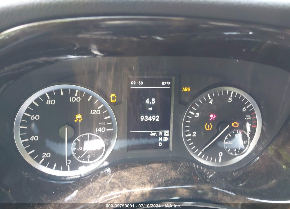 2016 MERCEDES-BENZ METRIS VIN: WD4PG2EE2G3125459