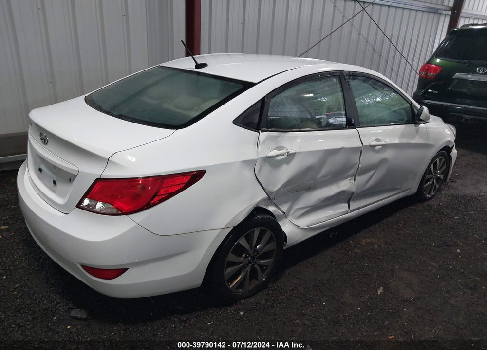 2017 HYUNDAI ACCENT VALUE EDITION VIN: KMHCT4AE6HU254799