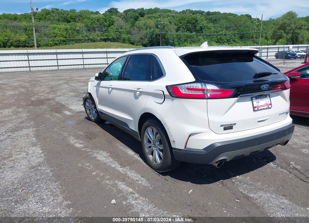 2019 FORD EDGE TITANIUM VIN: 2FMPK4K92KBB41791