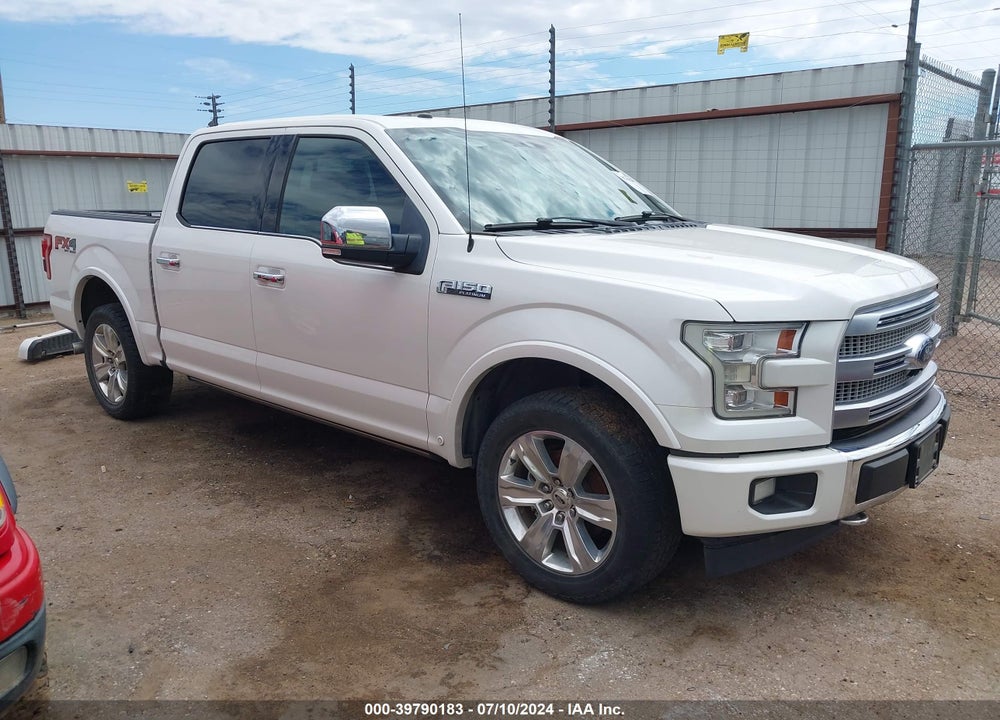 2017 FORD F-150 PLATINUM VIN: 1FTEW1EF8HFB81588