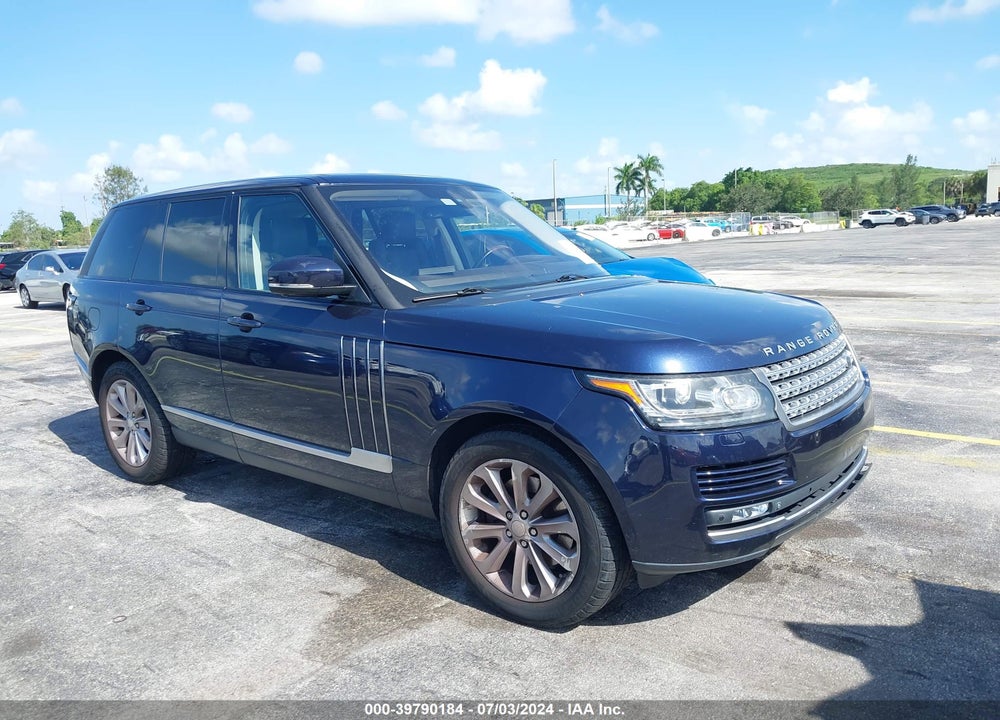 2015 LAND ROVER RANGE ROVER 3.0L V6 SUPERCHARGED HSE VIN: SALGS2VF7FA187685