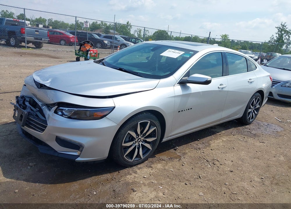 2018 CHEVROLET MALIBU LT VIN: 1G1ZD5ST6JF277470