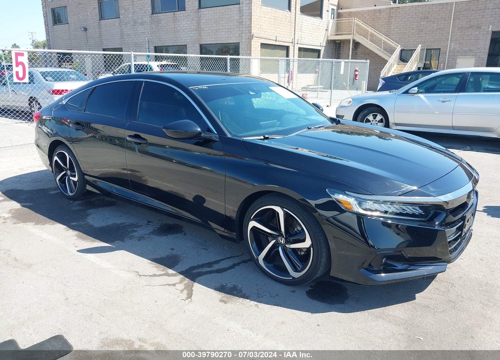 2021 HONDA ACCORD SPORT VIN: 1HGCV1F30MA106889
